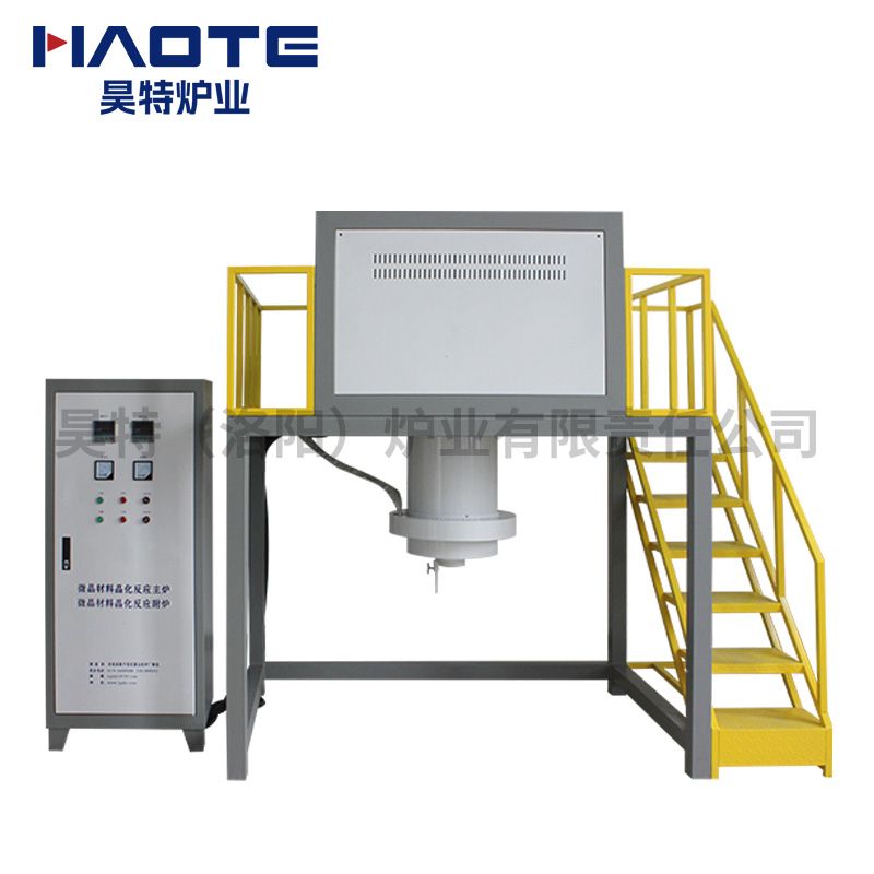 异形定制炉1800℃400X400X4000罩式炉微晶材料晶化反应炉内放铂金坩埚